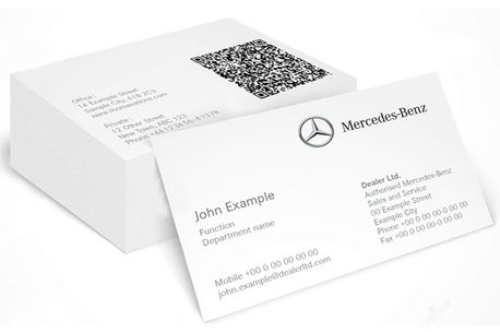 Visitenkarte Mercedes